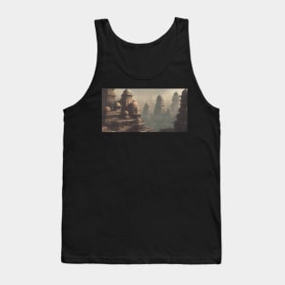 Ancient India Cyberpunk Style Tank Top